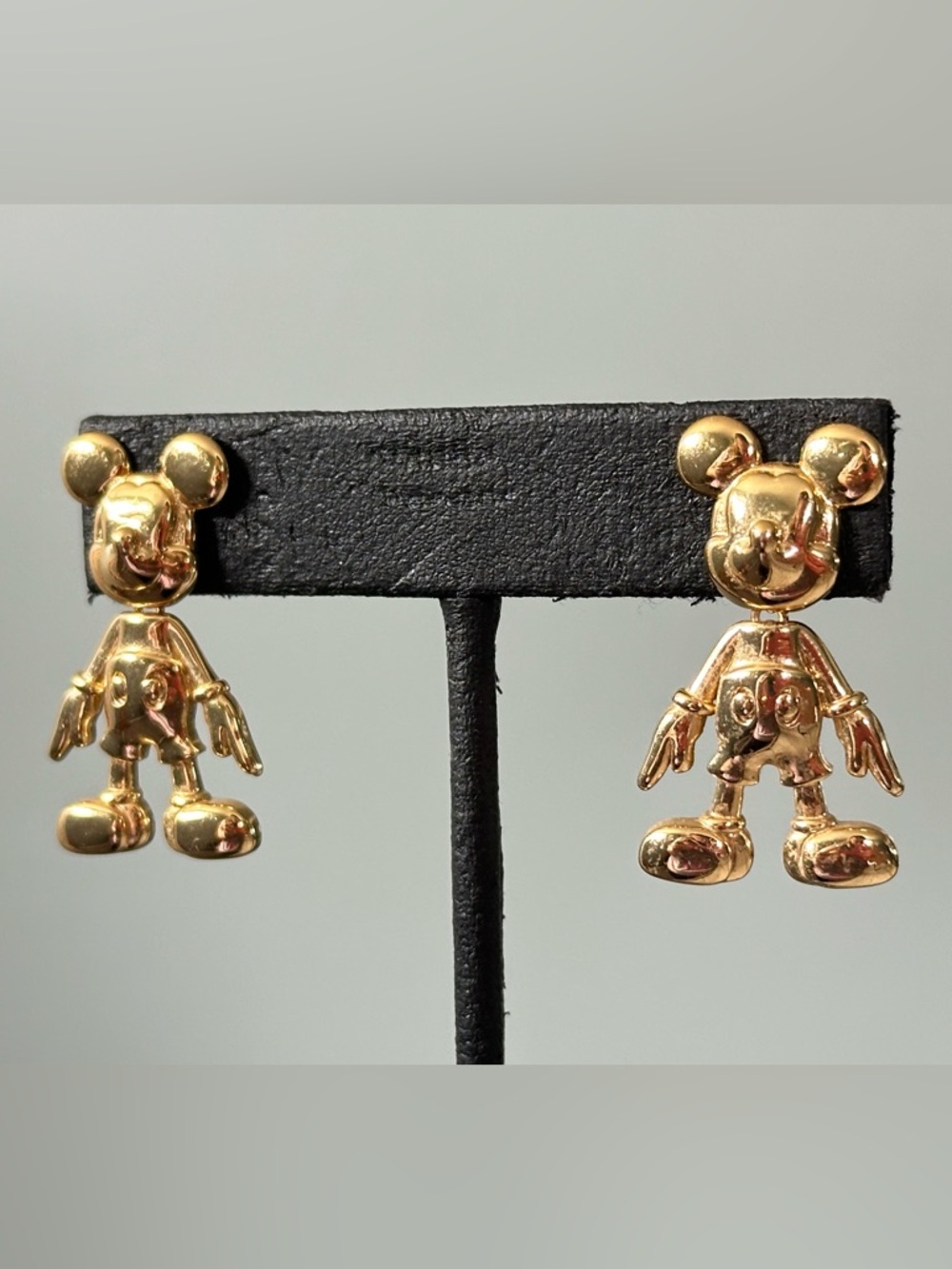 Disney BaubleBar Mickey Mouse Dangle Post Earrings Disneybound Y2K McBling Bling